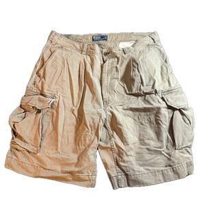 42 Polo Ralph Lauren Chino Shorts 67 Classic Fit Dark Khaki Cotton Mens